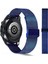 Huawei Watch Gt 3 Se 46 mm Uyumlu Hasır Metal Kordon Klipsli Tel Örgü Kayış 4