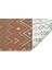 Arya Ar 05 Beıge Blue Yıkanabilir Çift Taraflı Modern Desenli Dokuma Kilim 5