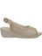 104416.Z3FX Bej Kadın Comfort Sandalet 1