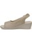104416.Z3FX Bej Kadın Comfort Sandalet 3