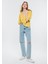 Kadın HAPPY Eskitilmiş Mavi Yırtıklı Jean Pantolon 101453-84409 2