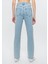 Kadın HAPPY Eskitilmiş Mavi Yırtıklı Jean Pantolon 101453-84409 4