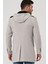 PLT8406 Dewberry Erkek Palto-Desenli Bej 1