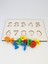 Capella Wood Works Capellawoodworks Ahşap Puzzle 2'si 1 Arada Alfabe-Sayılar 5