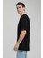 Bisiklet Yaka Siyah Slim Fit Tişört 23SSM20334 4
