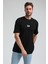 Bisiklet Yaka Siyah Slim Fit Tişört 23SSM20335 4