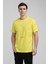 Bisiklet Yaka Sarı Slim Fit Tişört 23SSM20303 1