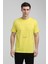 Bisiklet Yaka Sarı Slim Fit Tişört 23SSM20303 2
