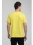 Bisiklet Yaka Sarı Slim Fit Tişört 23SSM20303 4