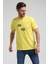 Bisiklet Yaka Sarı Slim Fit Tişört 23SSM20289 2