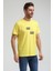 Bisiklet Yaka Sarı Slim Fit Tişört 23SSM20289 3