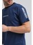 Bisiklet Yaka Indigo Slim Fit Tişört 23SSM20317 2