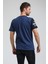 Bisiklet Yaka Indigo Slim Fit Tişört 23SSM20317 3