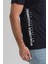 Bisiklet Yaka Lacivert Slim Fit Tişört 23SSM20299 5