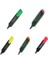 Castell Textliner Highlighter Fosforlu Kalem 5'li 1