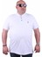 Mocgrande Büyük Beden Likralı Klasik Polo Tişört 11500 Beyaz 1