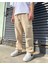 Premium Baggy Kargo Pantolon Bej 1