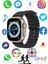 Apple iPhone Uyumlu Akıllı Saat Konuşma Özellikli Watch 8 Ultra 49MM Amoled Ekran 1
