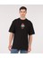 Oversize T-Shirt Dolar Kolyeli Panda Siyah 1