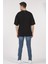 Oversize T-Shirt Dolar Kolyeli Panda Siyah 3