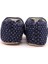 Denim Puantiye Pamuklu Kaydırmaz Ilk Adım Bebek Patik 2