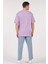 Oversize T-Shirt Dolar Kolyeli Panda Lila 3