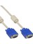 VGA 15 Pin Erkek Erkek Beyaz Kablo VGA Görüntü Kablosu 50 cm 1