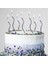 Vıp Kalite Parlak Metalik Gümüş Spiral Pasta Mumu 6 Adet Gümüş Doğum Günü Mumu Silver Bırthday Candle 1