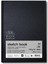 Eskiz Çizim Bloknotu Sert Ciltli Siyah Hafif Dokulu 170GR 50 Sayfa A4 21X29.7CM 1
