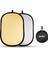 60 x 90CM 2 In 1 Gold / Silver Oval Folding Reflector Board (Yurt Dışından) 1