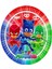 B.e Lisanslı Pj Masks Tabak (8'li) Parti Süsü 1