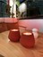 Blanj Liny 2'li Terracotta Tealight Mumluk. 1