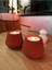 Blanj Liny 2'li Terracotta Tealight Mumluk. 2