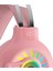 RM-K44 Zengibar Pembe 7.1 Surround Rgb Işık Efekti Mikrofonlu Oyuncu Kulaklığı RM-K44 5