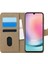 Samsung Galaxy A24 Kılıf Fabric Book Wallet Gold 1