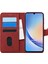 Samsung Galaxy A34 Kılıf Fabric Book Wallet Kırmızı 1