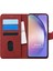 Samsung Galaxy A54 Kılıf Fabric Book Wallet Kırmızı 1