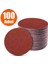 100 Adet Cırt Zımpara 115 mm Spiral Avuç Taşlama Matkap Uyumlu (120 Kum) 1