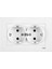 Viko Karre Beyaz Ikili Topraklı Priz Çerçeveli 1