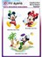 Ütü ile Yapışan Tekstil Dtf Baskı Görseli Mickey Mouse 1