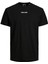 12231821 0 Yaka Erkek Tshirt - Siyah 1