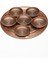 Dmt Copper Gaziantep Bakır Çerezlik Seti Kahvaltılık Kuruyemiş Reçel 6 'lı SET(10CM x 3CM)(32TEPSI) 1