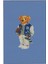 mira 952 Teddy Bear Mavi Desenli Dokuma Taban Halı 3