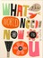 mira 1170 What The World Renkli ve Yazılı Dokuma Taban Halı 2