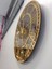 Golden Roma Bronze Model Altın Bronz Renk 50 Cm Dekoratif Aynalı Duvar Saati 7