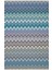 Cotton Zigzag Desenli Çok Renkli Kilim 541 1