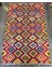 Cotton 549 Etnik ve Vintage Desenli Çift Taraflı Çok Renkli Kilim 2