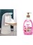 Sensörlü Fotoselli Sıvı Sabunluk 10X5X21CM Ve1 Adet 392ML Sıvı Sabun Amber ve Gül 2