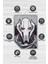 General Grievous Dokuma Tabanlı Yıkanabilir Kaymaz Star Wars Film Halısı 4