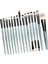 Makyaj Fırçaları Set Toz Allık Kapatıcı Kozmetik 15 Adet/kit - 13.7-15.9cm Siyah (Yurt Dışından) 1
